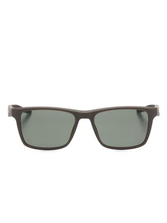 Nike Radeon 1 rectangle-frame sunglasses - unisex - Acetate - 55 - Green