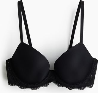 H&M Push-up-BH aus Mikrofaser - Schwarz