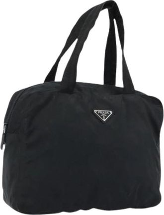 Prada Pre-owned Vintage Handtas - Dames - Vintage Handtas - Zwart - ONE Size - Nylon - Vintage