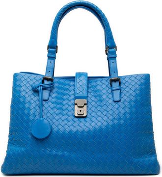 Bottega Veneta Tweedehands Medium Nappa Intrecciato Roma Tote
