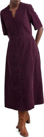 Seasalt Cornwall Wightwick Organic Cotton Denim Midi Dress in Dark Hellebore at Nordstrom, Size 10 Us