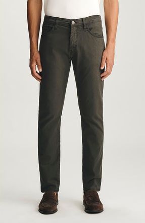 Mavi Marcus Slim Straight Leg Twill Pants in Peat Luxe Twill at Nordstrom, Size 31 X 30