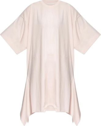 Maison Margiela asymmetric short-sleeve dress - Rosa