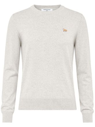 Maison Kitsun&eacute; Baby Fox Sweater - Gray