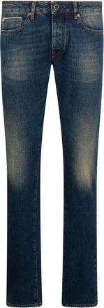 Moorer Credi Straight Jeans - Heren - Regular Fit Jeans - Blauw - W31 - Katoen - Jeans