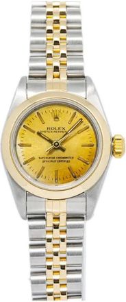 Rolex Oyster Perpetual 24mm Pre-owned - Giallo