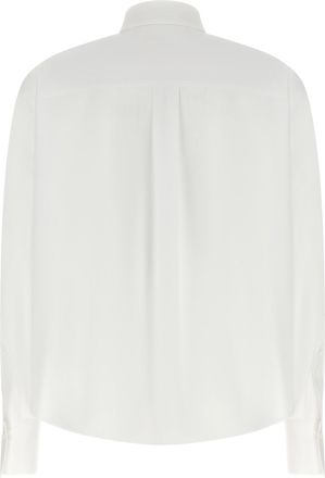Brunello Cucinelli Womens White Cotton Blouse