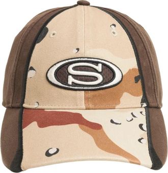 St&uuml;ssy S Oval Cap Desert Camo 1311235-DECA