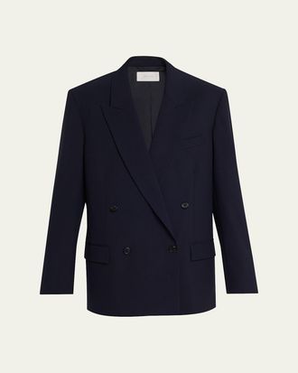 The Row Paden Double-Breasted Oversized Jacket