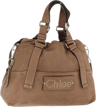 Chlo&eacute; Pre-owned Handbags, female, Brown, Size: ONE SIZE Pre-owned Hand Bag