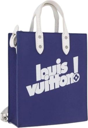 Louis Vuitton Bolso Tote Vintage Pre-owned - Pre-owned - Mujer - Azul - ONE SIZE