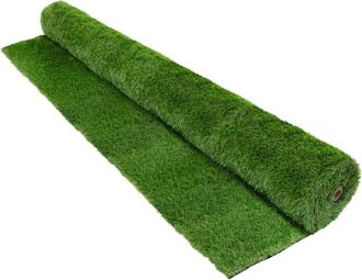 ECD Germany C&eacute;sped artificial 18 mm en rollo 150 x 700 cm 10,5m&sup2; alfombra verde