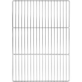 vidaXL Rejilla De Parrilla Plateado 50 X 35 Cm Acero Inoxidable Vidaxl
