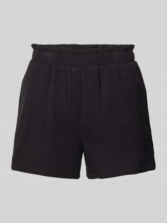 Vero Moda Loose Fit Shorts aus reiner Baumwolle Modell NATALI in Black, Gr&ouml;&szlig;e XL