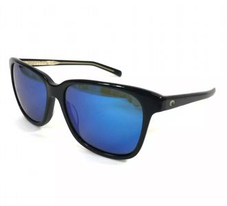 Costa Costa Sunglasses In Black Gold Blue Mirror Polarized