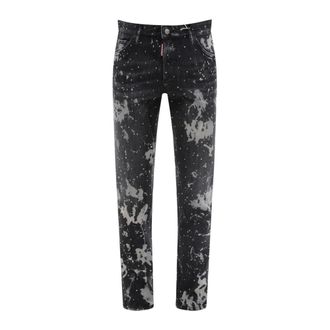 Dsquared2 Heren, Jeans, Zwart, Maat: XS Denim