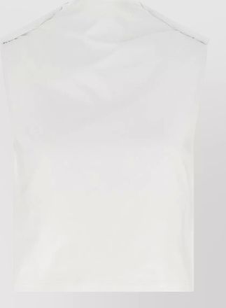 ARMARIUM twisted-shoulder sleeveless boat neck top