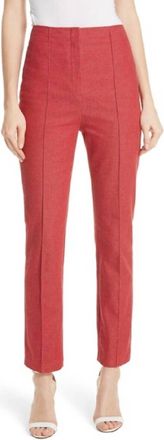 Diane Von Fürstenberg High Waist Tapered Leg Skinny Ankle Pants