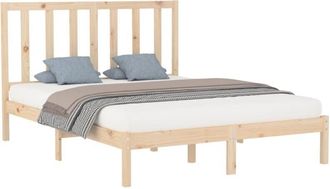 vidaXL Bed Frame without Mattress 160x200 cm Solid Wood Vidaxl