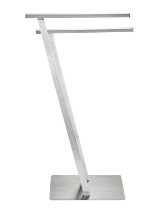 WENKO Toallero De Pie Lirio De Acero Inoxidable Mate - Perchero
