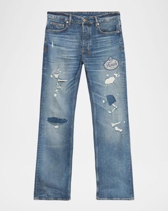 Ksubi Men & apos;s D-Bronko Hendrix Distressed Jeans