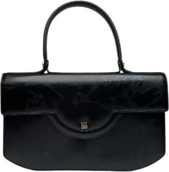 Givenchy Pre-owned Leren Handtas - Dames - Vintage Handtas - Zwart - ONE Size - Leer - Vintage