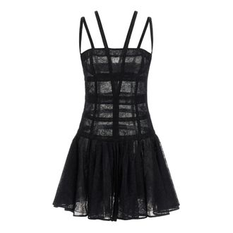 Giovanni Bedin Dames, Jurken, Zwart, Maat: XS