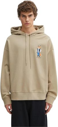 Maison Kitsun&eacute; Sudadera Oversize Dressed Fox - Sweatshirts & Hoodies - Hombre - Marr&oacute;n - L