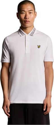 Lyle & Scott Tops, Heren, Wit, XL, Polo Shirts