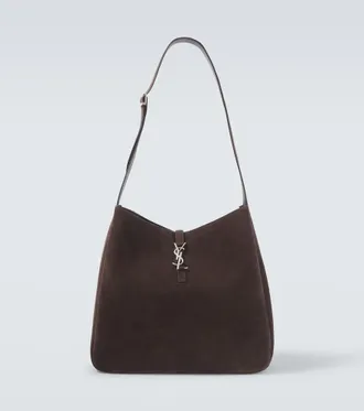 Saint Laurent Le 5 &agrave; 7 Maxi suede shoulder bag