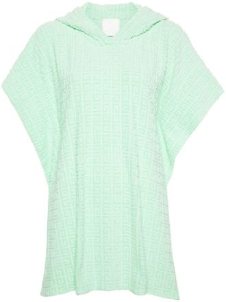 Givenchy Poncho con motivo 4G - Verde