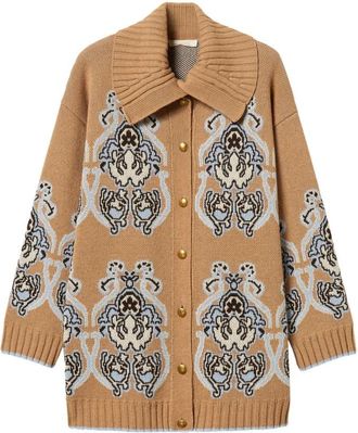 Twinset Cardigan Set - Dames - Vesten - Bruin - Xs/S - Truien & Vesten