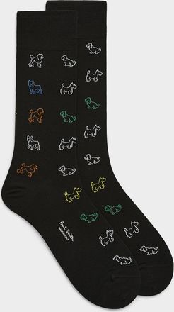 Paul Smith Mens Little dog dress socks