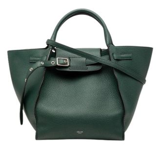 Celine Pre-owned Handbags, female, Green, Size: ONE SIZE Pre-owned Big Bag
