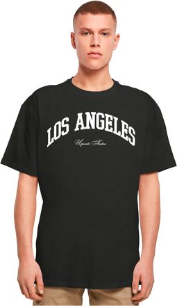 Mister Tee MT Upscale L.A. College Oversize Tee T-Shirt, Black, 5XL Große Größen Tall