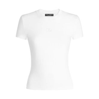 Dolce & Gabbana Mujer, Camisetas, Blanco, Talla: M