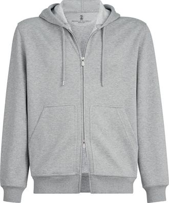 Brunello Cucinelli Double cloth sweatshirt in Medium Grey at Nordstrom, Size Xxx-Large Eu
