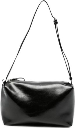 Low Classic Glossy-finish Shoulder Bag