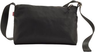 Levi's Umh&auml;ngetasche LEVIS, Damen, Gr. B/H/T: 27,5cm x 16,5cm x 10cm, caviar, Web, Baumwolle, unifarben, Taschen Umh&auml;ngetasche, mit Print