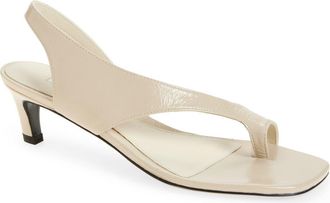 Toteme Kitten Heel Toe Loop Sandal at Nordstrom, Size 11Us