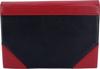 Saint Laurent Vintage leren clutch van Yves Saint Laurent