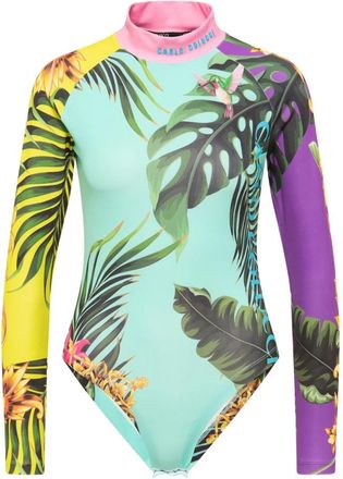 Carlo Colucci Kleurrijk Bedrukte Body Cumerlotti - Dames - Bodies - Veelkleurig - M - Tops
