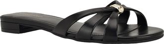 Calvin Klein Petula Slide Sandal in Black at Nordstrom, Size 5.5