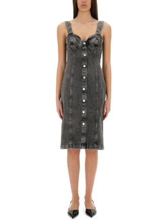 Moschino Denim Midi Dress