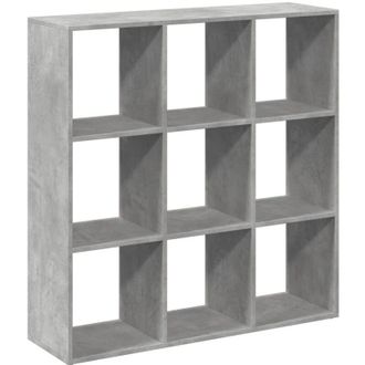 vidaXL Librer&iacute;a Divisora Madera Gris Hormig&oacute;n 102x29x103,5 Cm Vidaxl