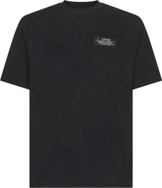 Amiri Tops, Heren, Zwart, S, Katoen, Spirit Tee