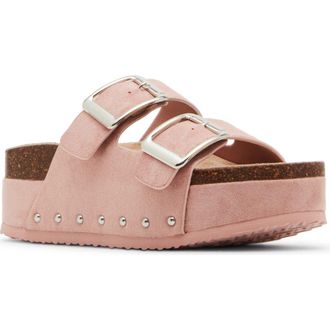 Madden Girl Babess Slide Sandal in Rose Fab at Nordstrom Rack, Size 7.5