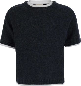 Semicouture Donna, Maglie, Grigio, S, new