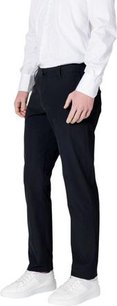 A|X Armani Exchange Cotton Regular Fit Trousers - Black