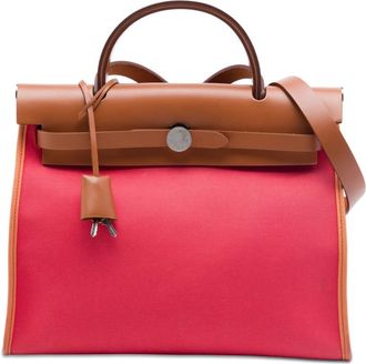Herm&egrave;s Pre-owned Hermes Toile Herbag Zip 31 Ladies XU0JJ9Q6676CDEYA